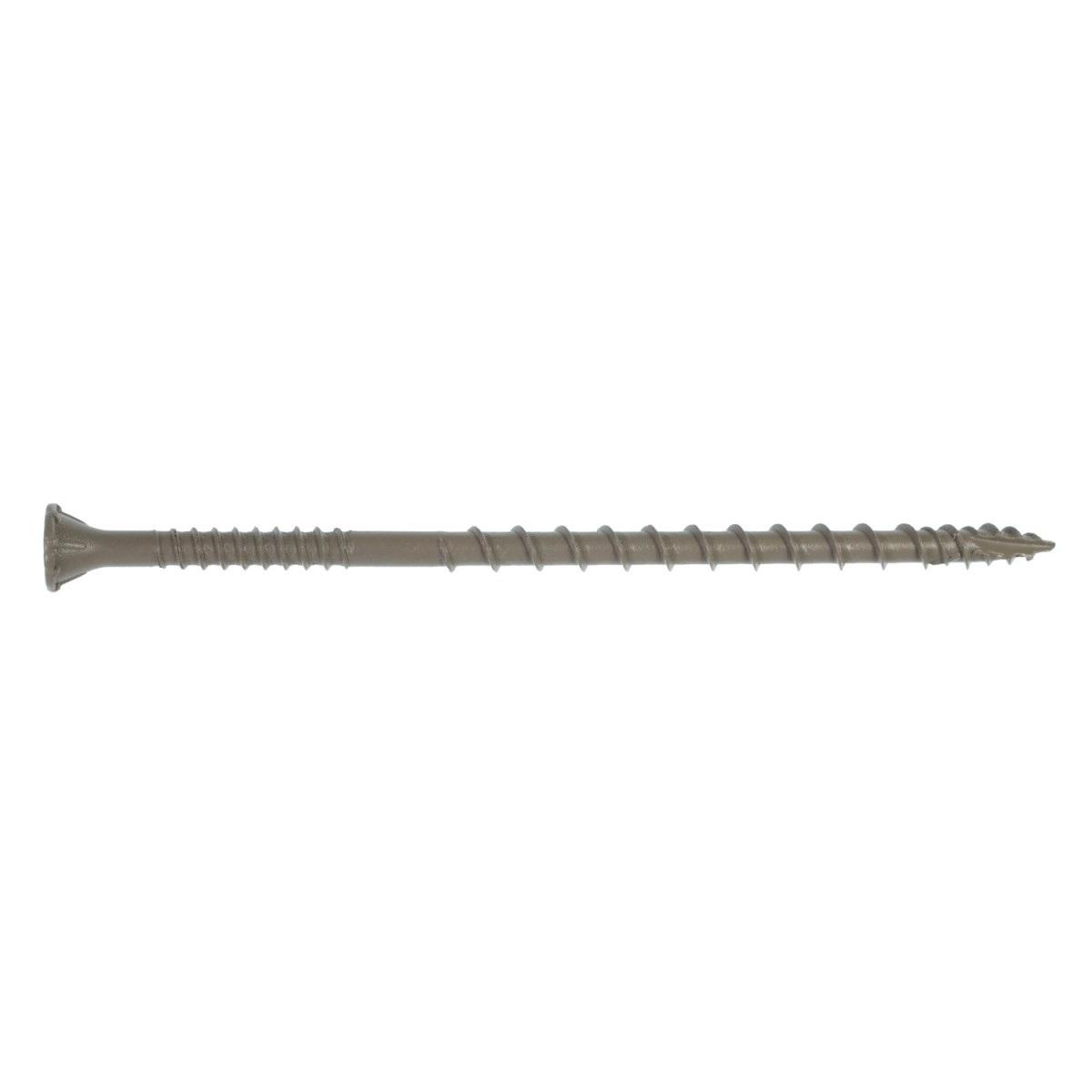 #10 4-In DSV Deck Drive Wood Screws Tan T25 1-Lb Box