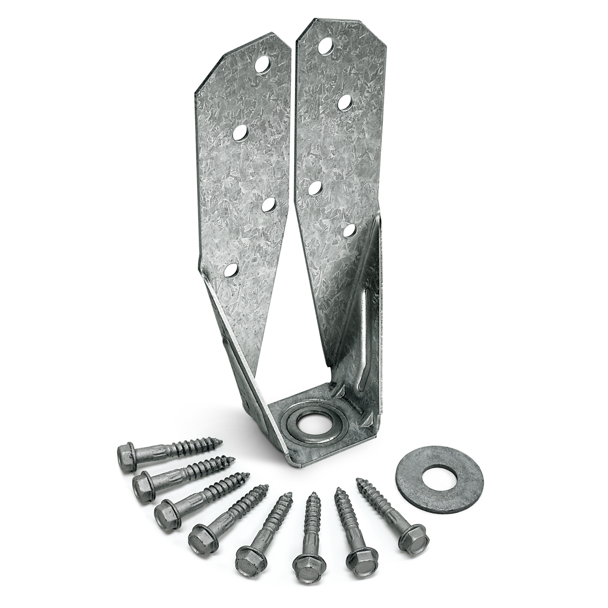 DTT2Z ZMAX Galvanized Deck Tension Tie for 2x with 1-1/2 in. SDS Screws