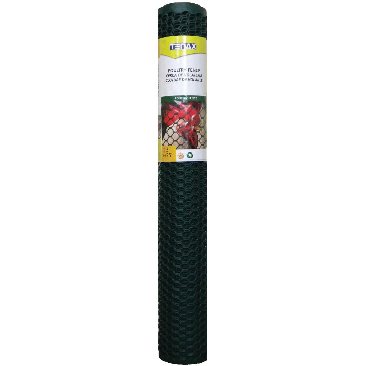 POULTRY FENCE GRN 3' X 25'