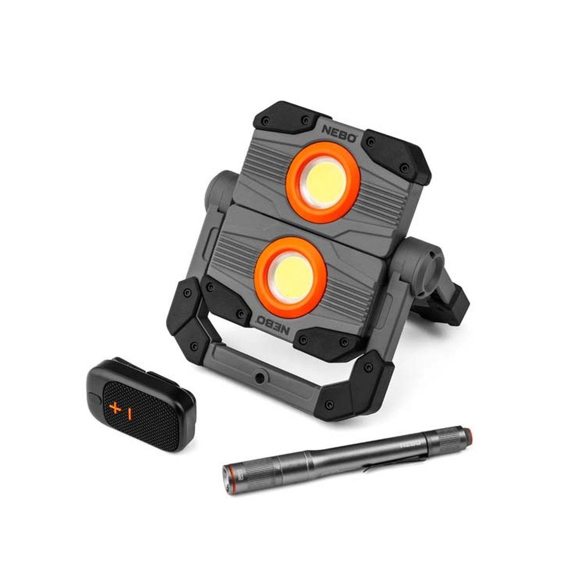 Light-N-Go Kit, Pen Light, Work Light & Wireless Speaker