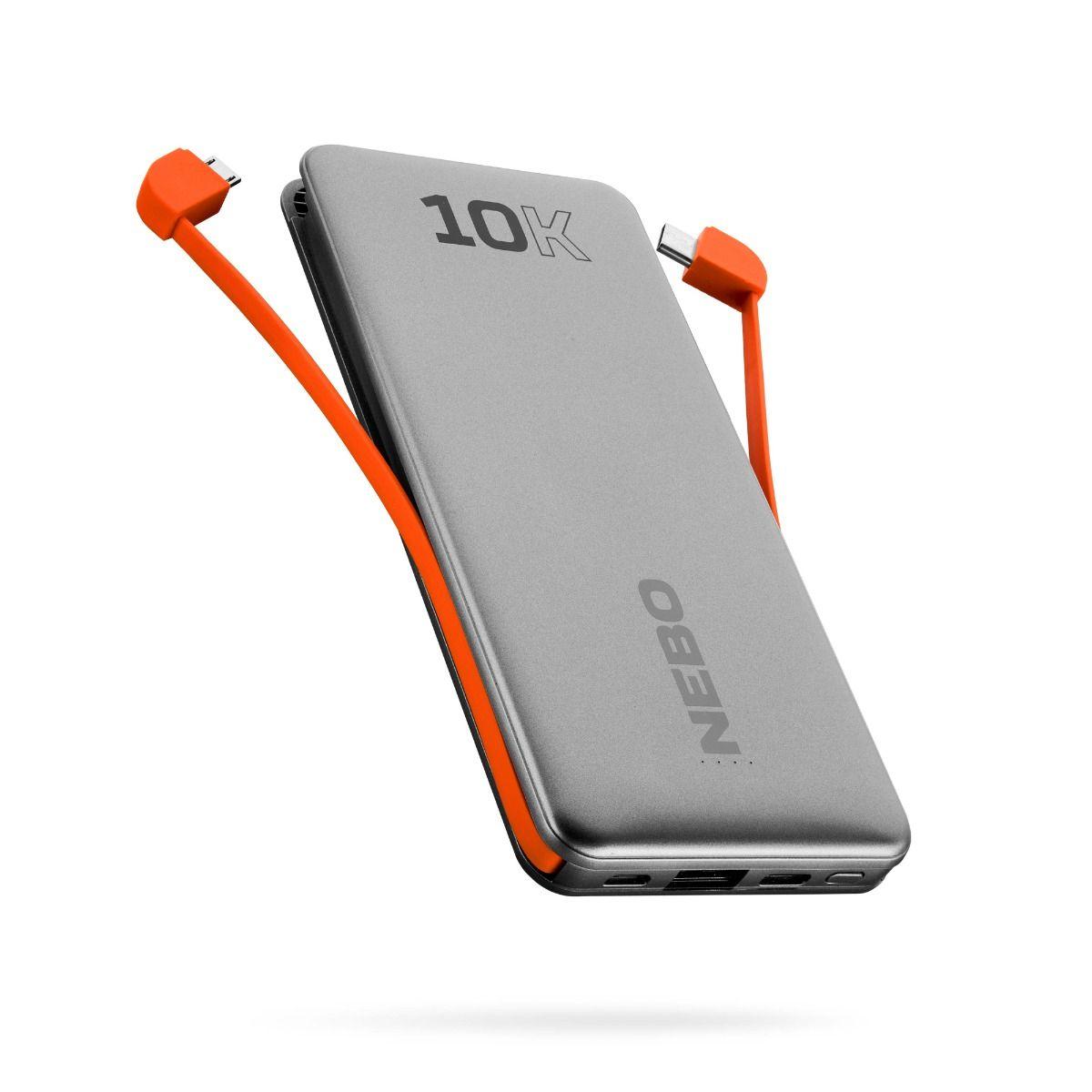 10K Power Bank IC, 10000 mAh, Integrated Cables