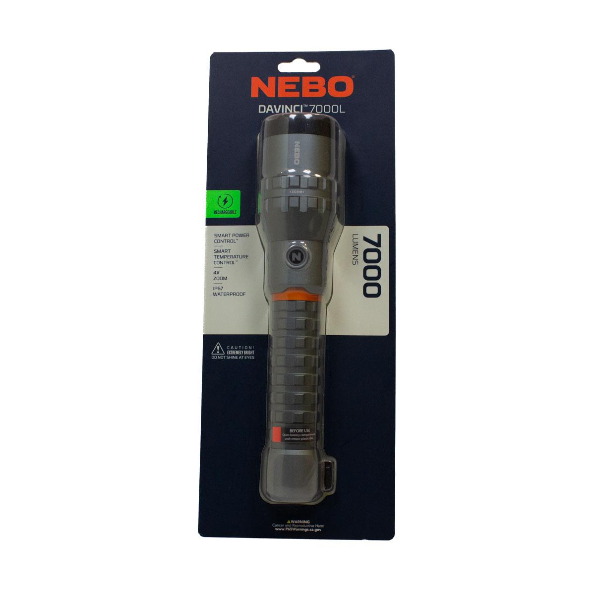 Davinci 7000L Rechargeable Waterproof Flashlight