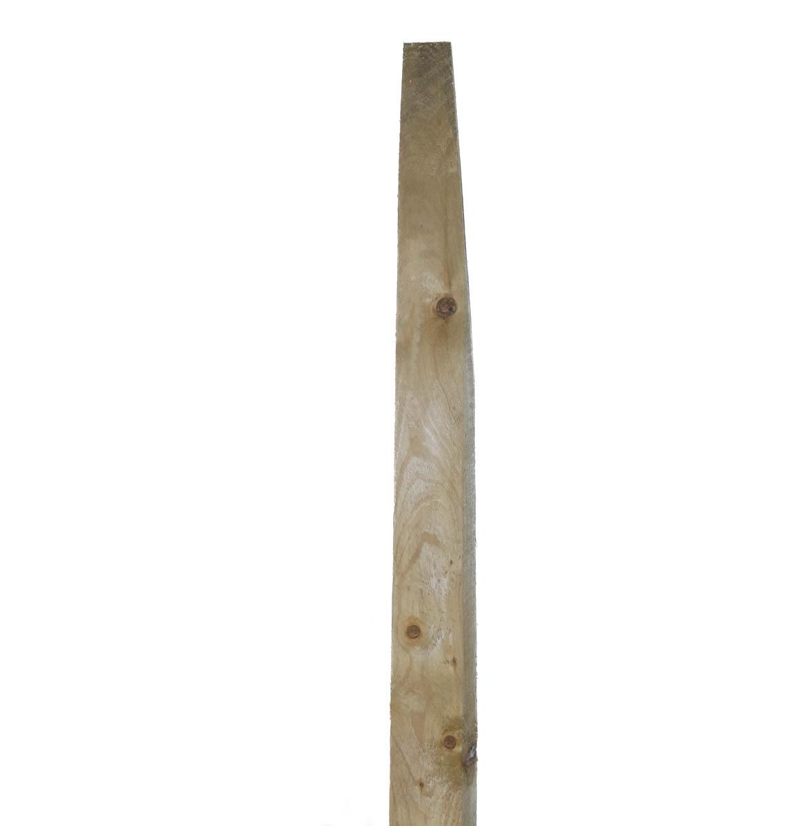3-in x 4-in x 11-ft Pressure-Treated Pine Rustic Split Fence Rail