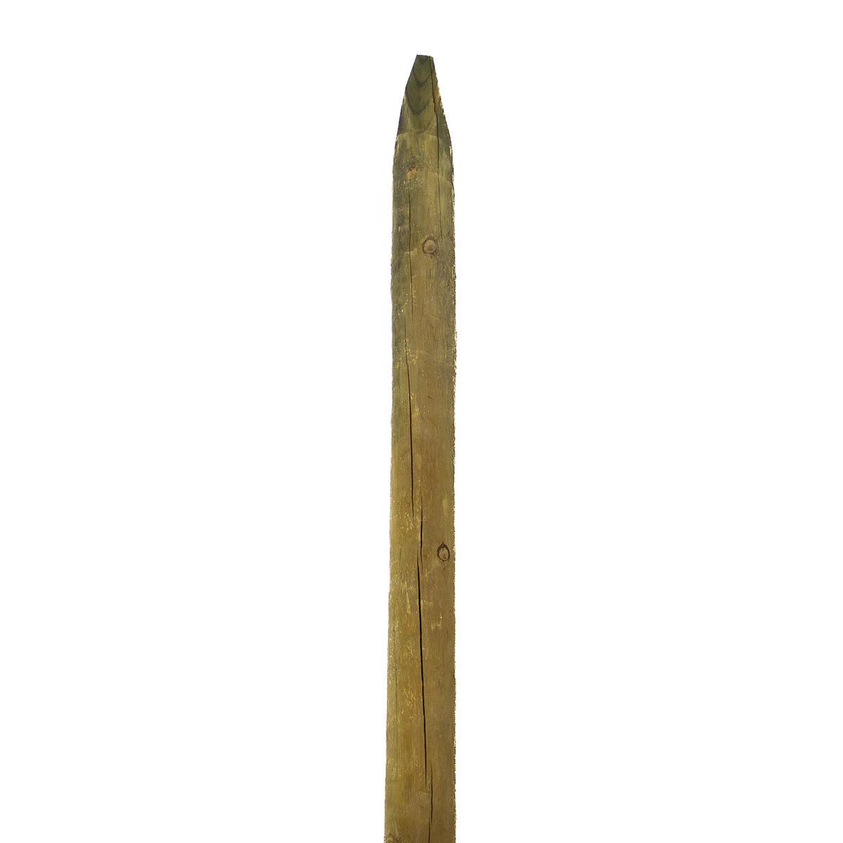 7-ft x 4-5-in Pressure Treated Wood Sharpened Stake