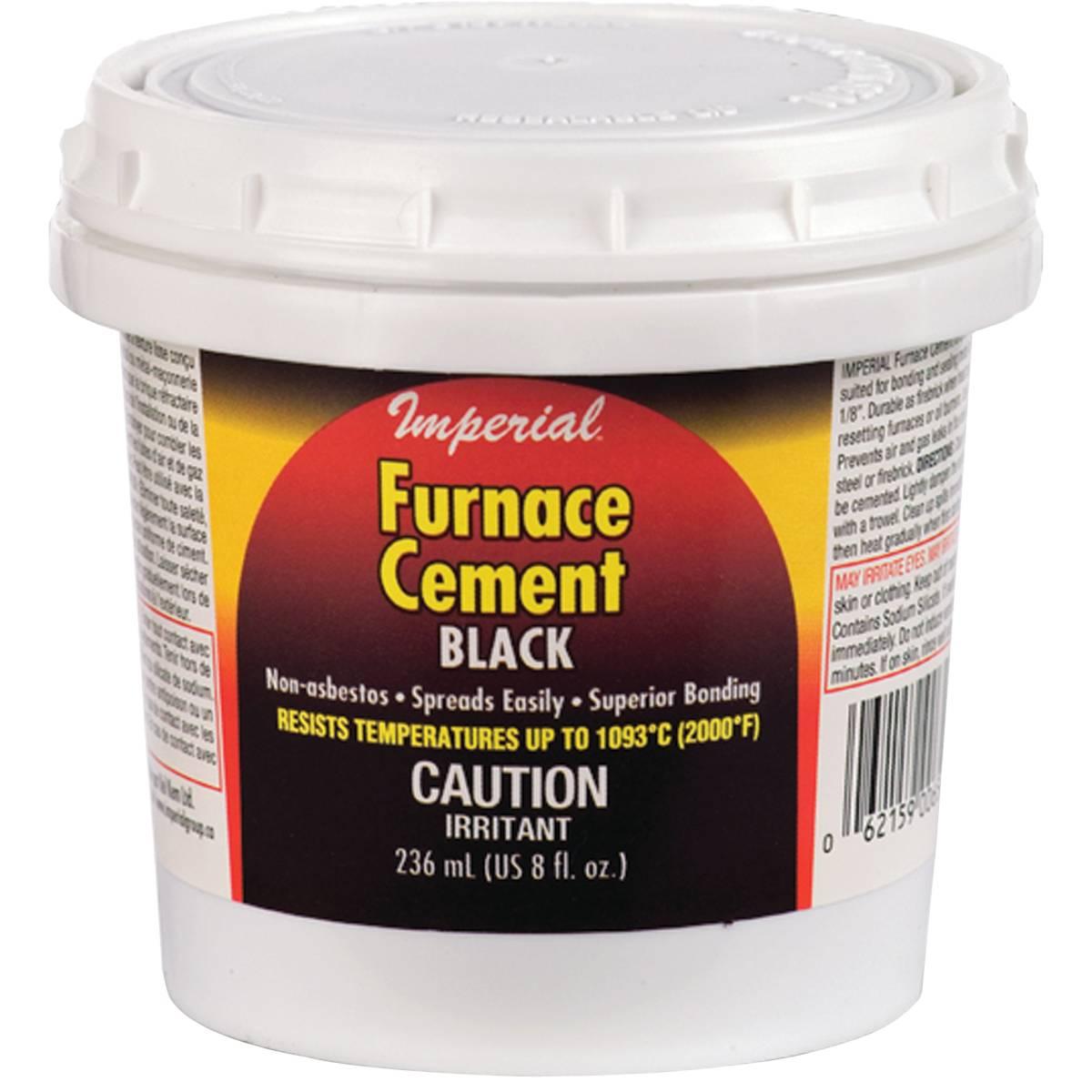 BLACK FURNACE CEMENT 8OZ