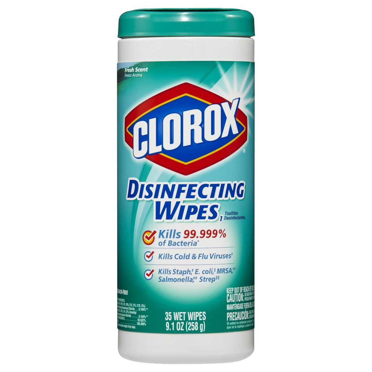 CLOROX WIPES FRESH SCENT