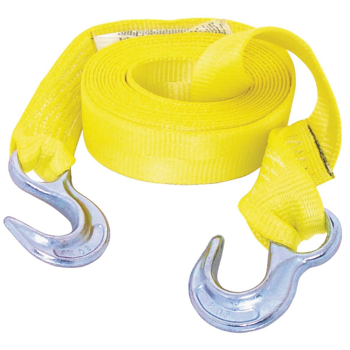 Keeper 02815 15' x 2" Yellow Emergency Tow Strap
