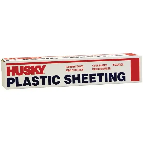 8-ft x 100-ft 4 Mil Clear Polyethylene Plastic Sheeting