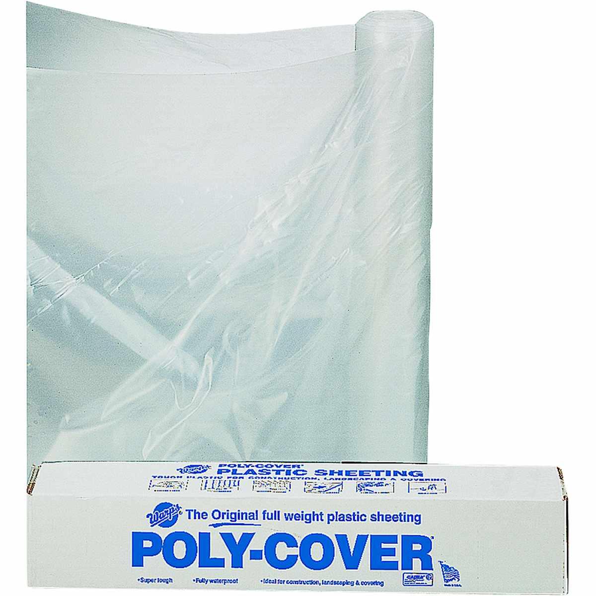 Orgill Poly Clear Poly Film 10-ft x 100-ft
