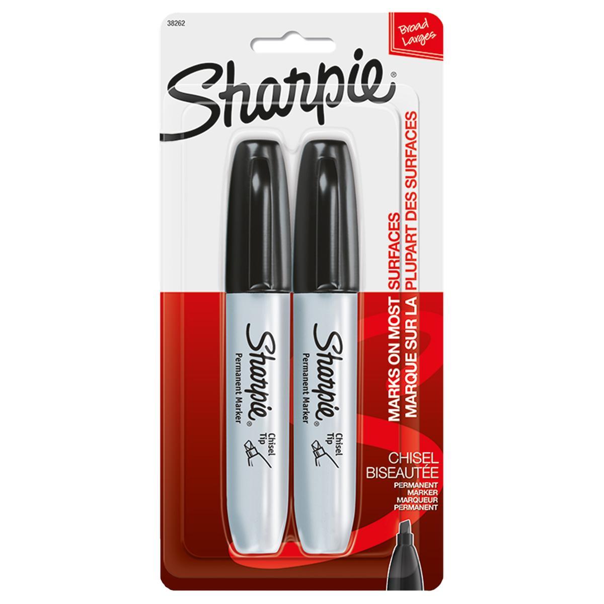 SHARPIE BLACK CHISEL PEN