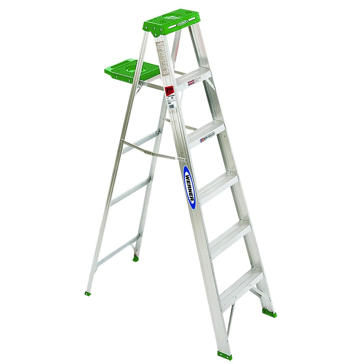 LADDER TYPE II ALUM STEP 6'