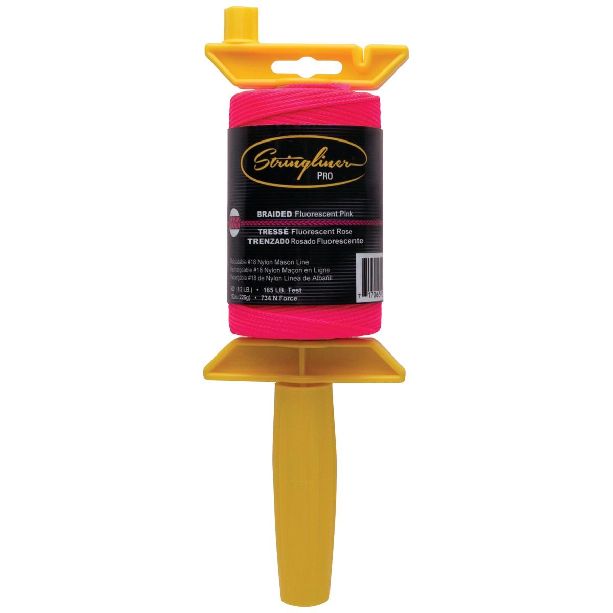 BRAIDED LINE REEL 500' PINK