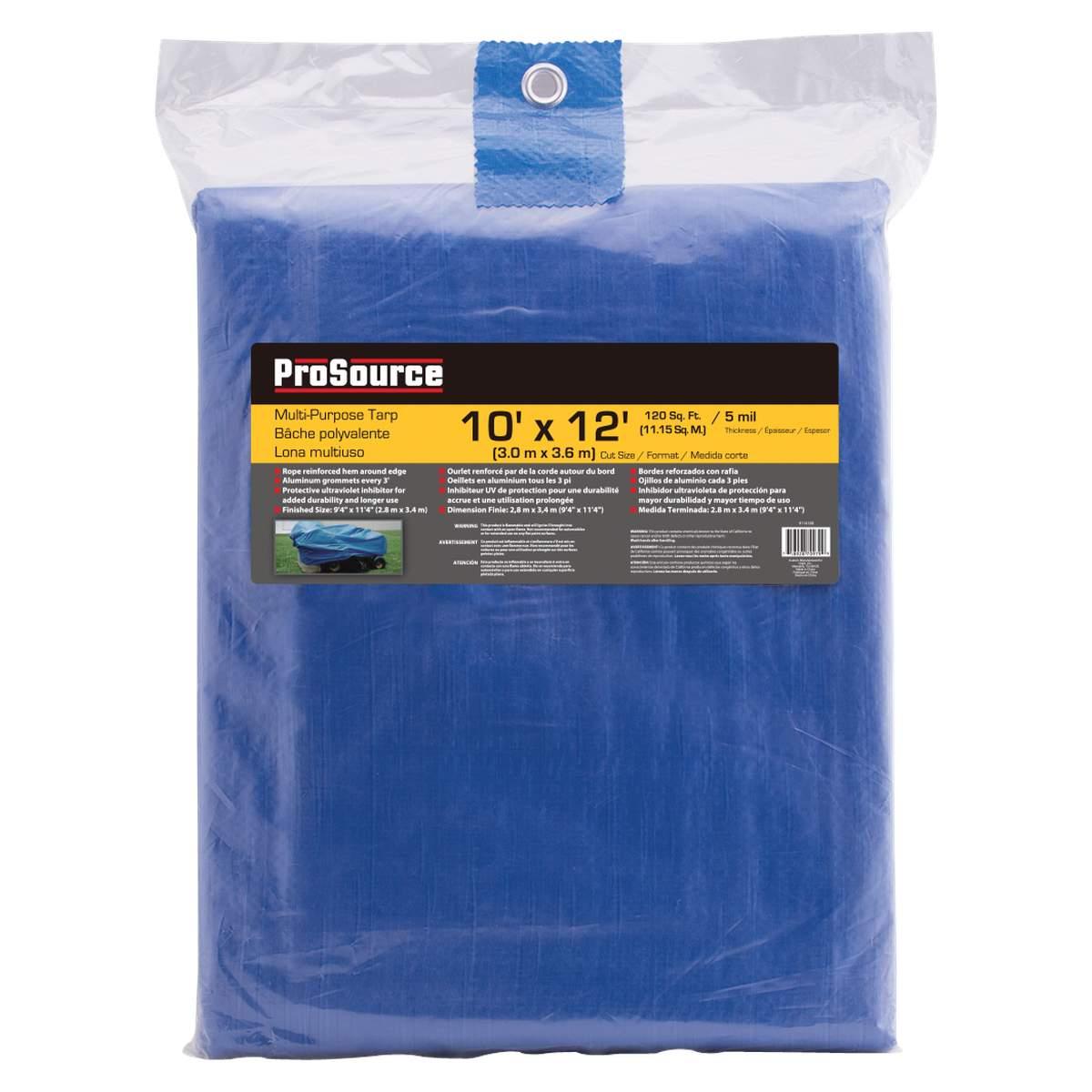 10' X 12' BLUE POLY TARP
