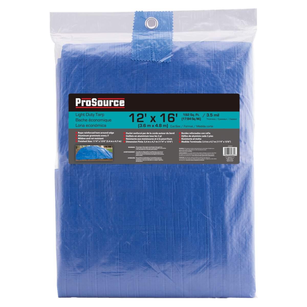 12' X 16' BLUE POLY TARP