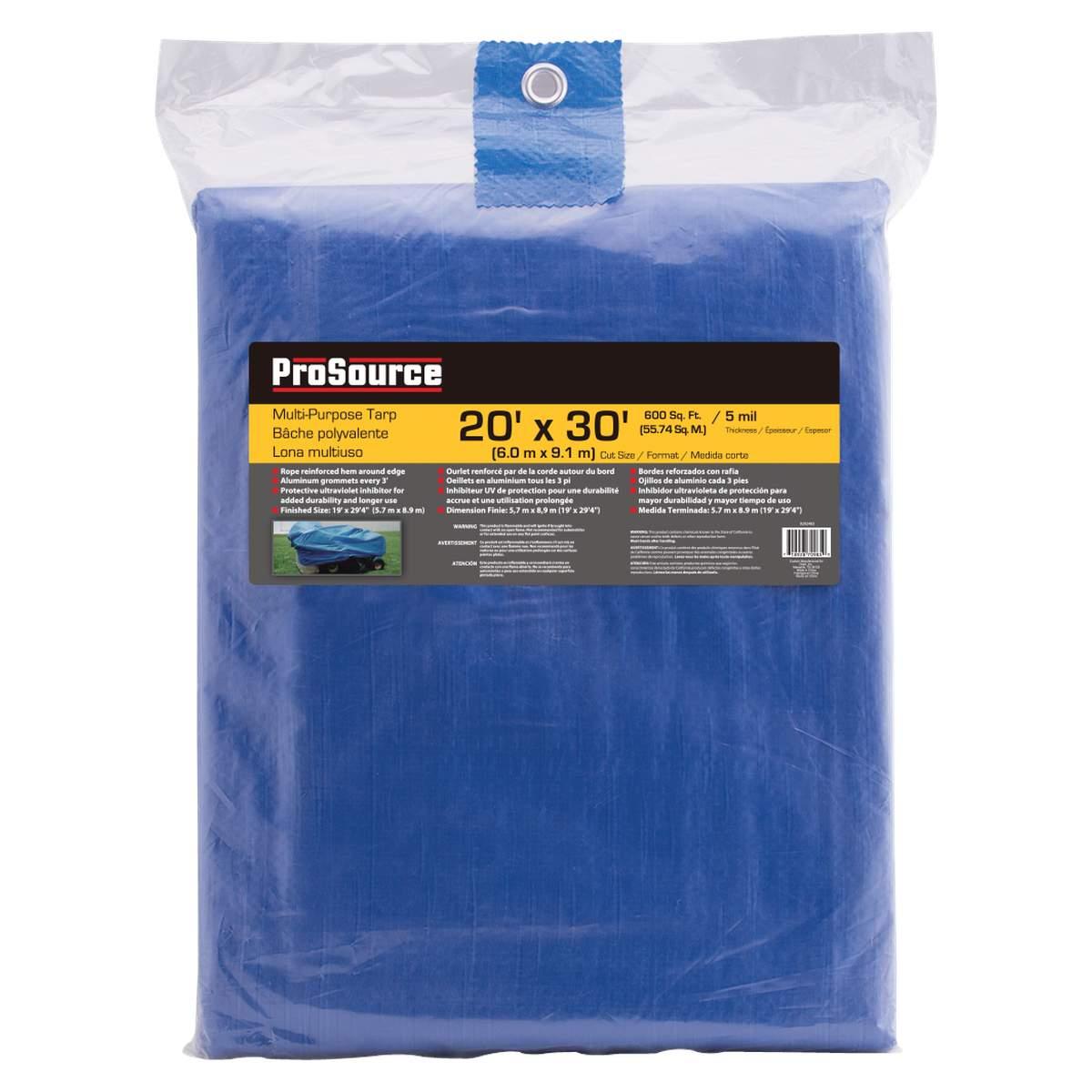 BLUE POLY TARP 20' X 30'