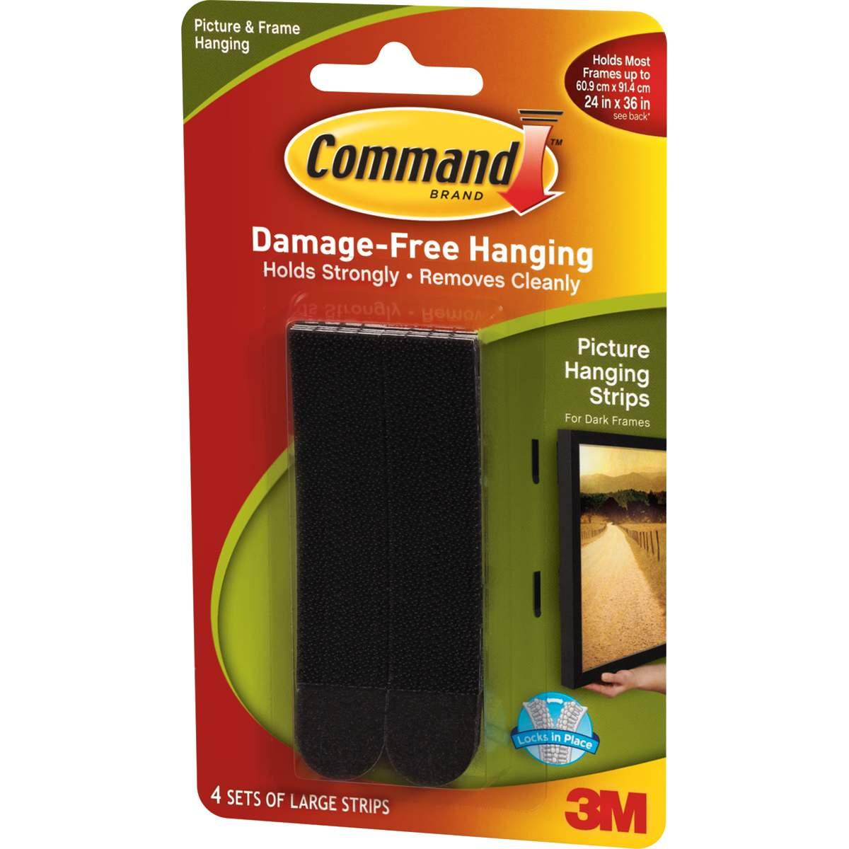 COMMAND 17206BLK-ES PICTURE STRIP 4LB