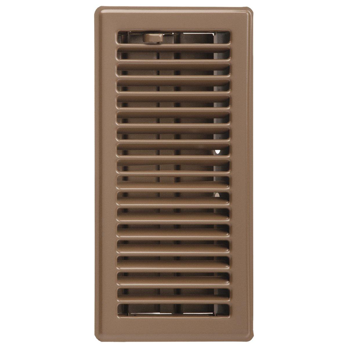 8 x 4 FLOOR REGISTER BROWN