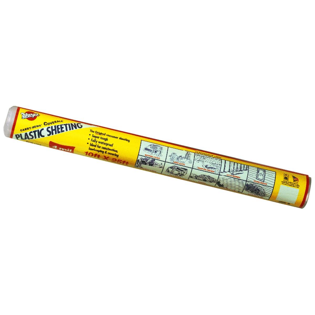Warp’s Clear Poly Film 10-ft x 25-ft