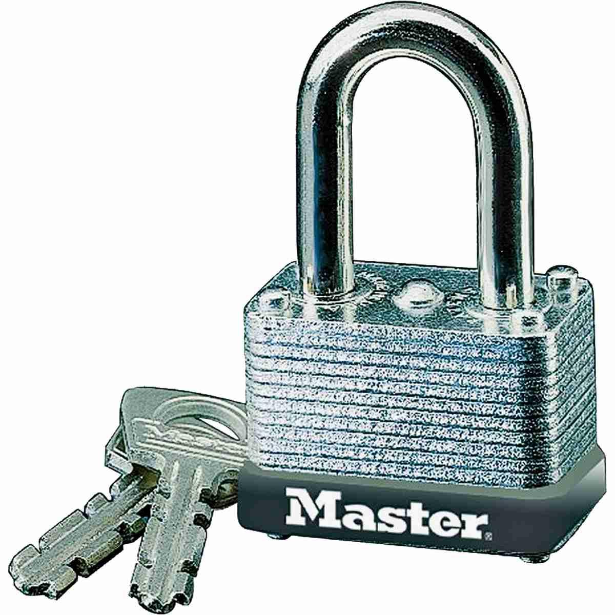 Master Lock Steel Padlock 1/4" Shackle