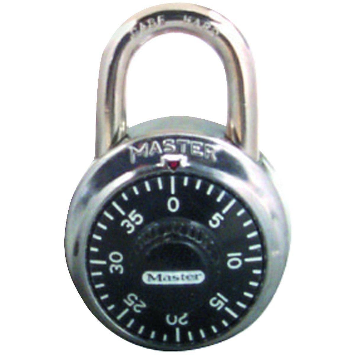 Master Lock 1500T Combo Padlock 9/32" Shackle 2-Pk