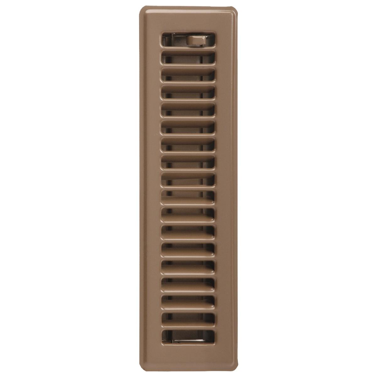 FLOOR REGISTER 2-1/4 X 10" BROWN