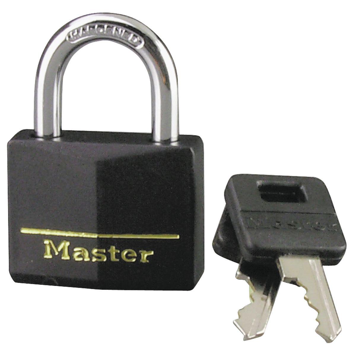Master Lock Keyed Different Padlock 1/4" Shackle