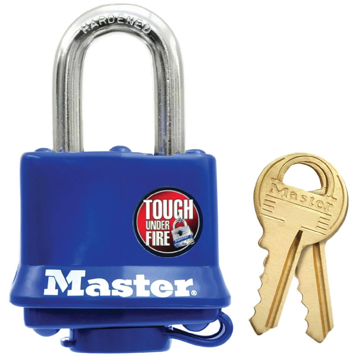 Master Lock Different Keyed Padlock 9/32" Shackle