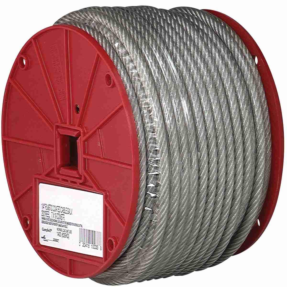 Campbell 1/8" Steel Aircraft Cable 250' Roll