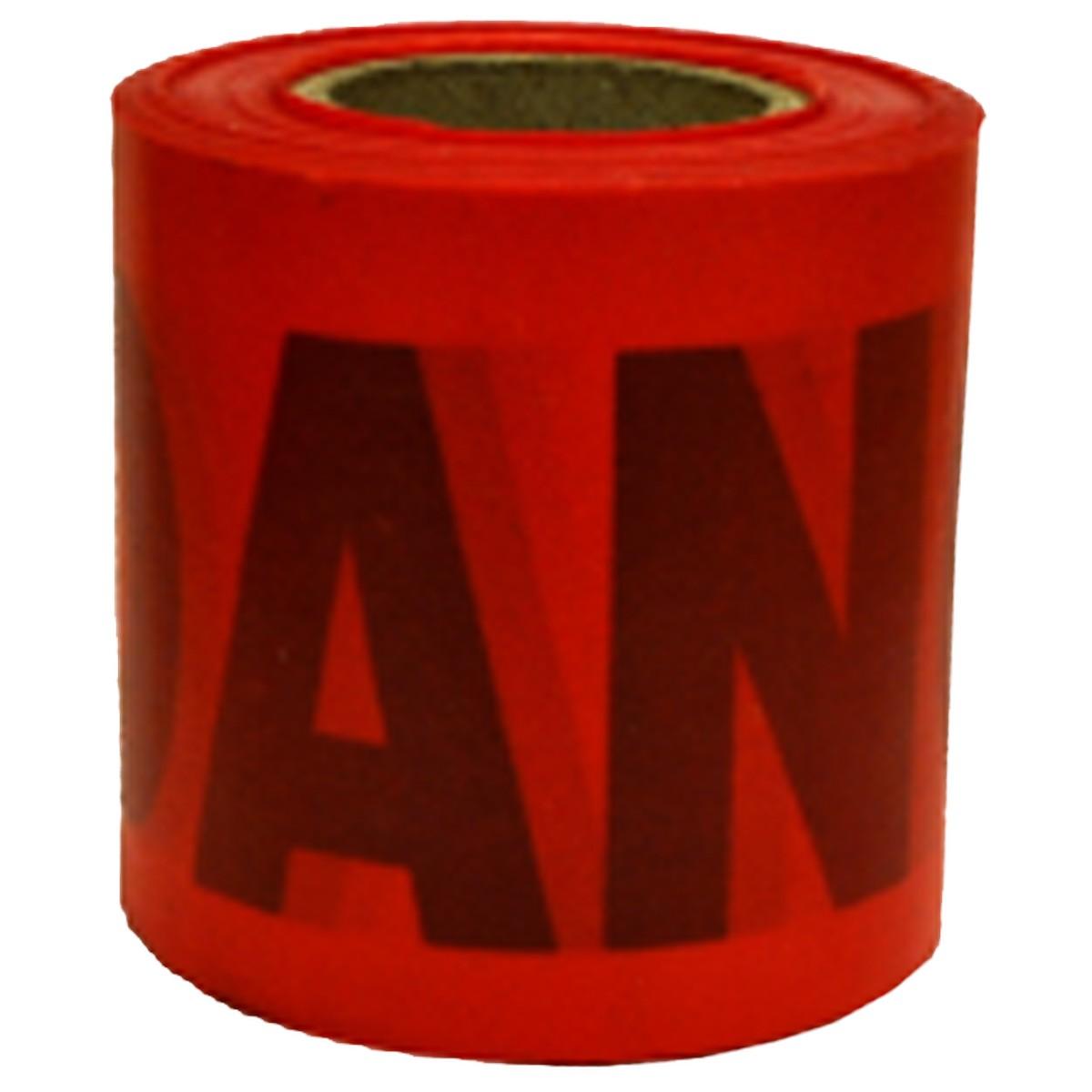 RED DANGER TAPE 3" X 300'