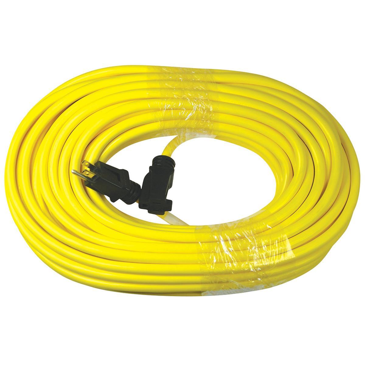 CORD EXT 100FT 12/3 YELLOW Alt #1