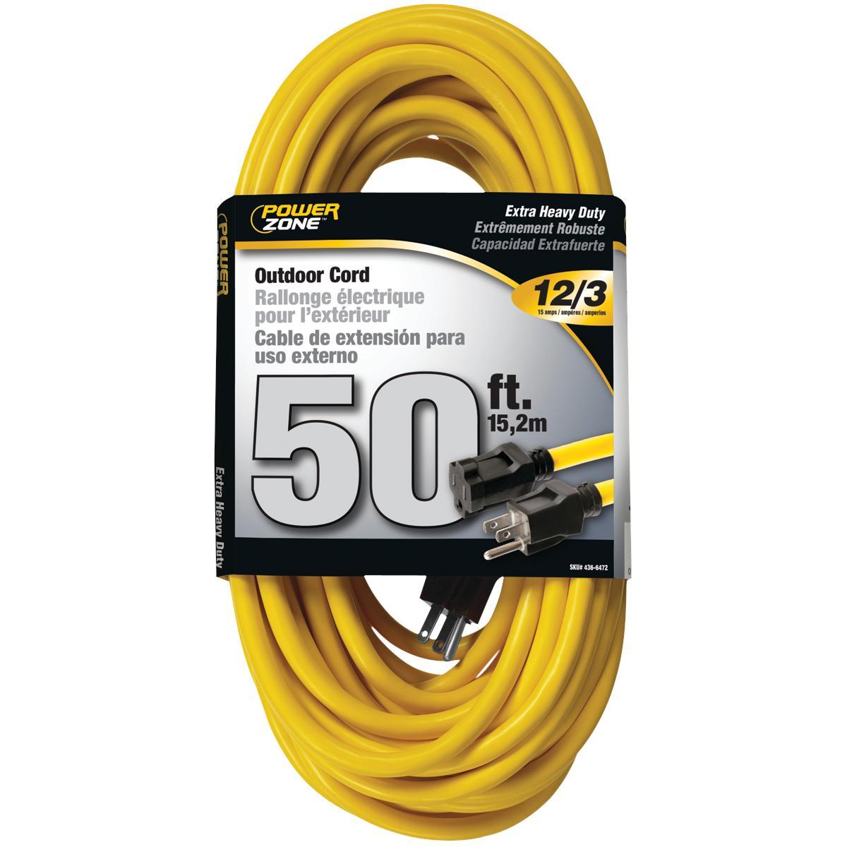 50' 12/3 SJTW EXTENSION CORD