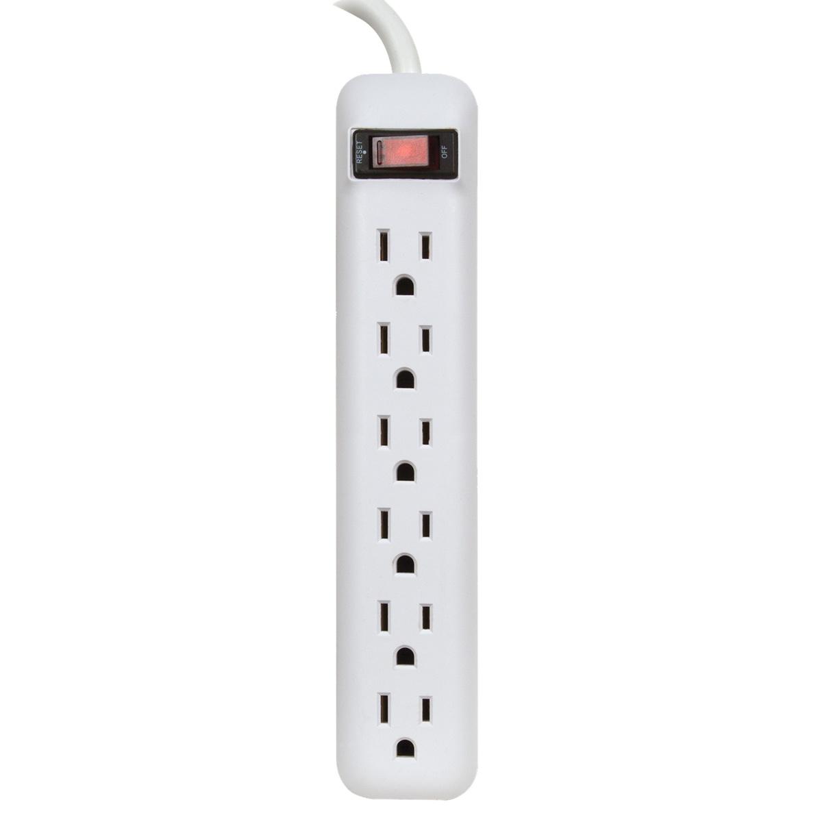 6 STRIP OUTLET WITH 18" CORD