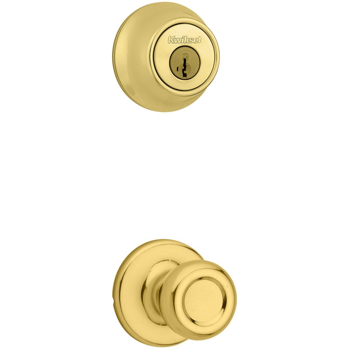KW TYLO ENTRY/DEADBOLT CBO BRASS