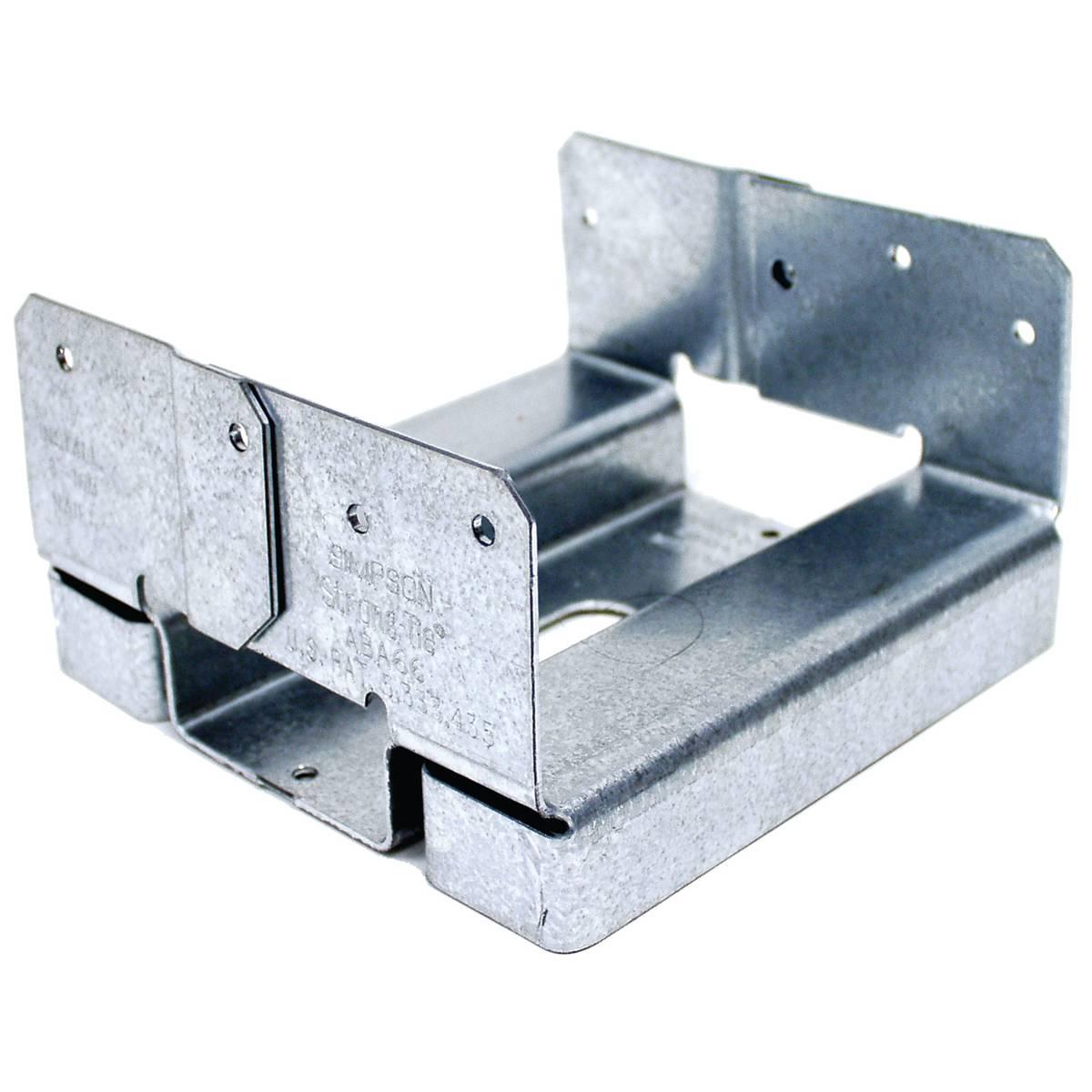 Simpson Strong-Tie ABA66Z ABA ZMAX Galvanized Adjustable Standoff Post Base for 6x6