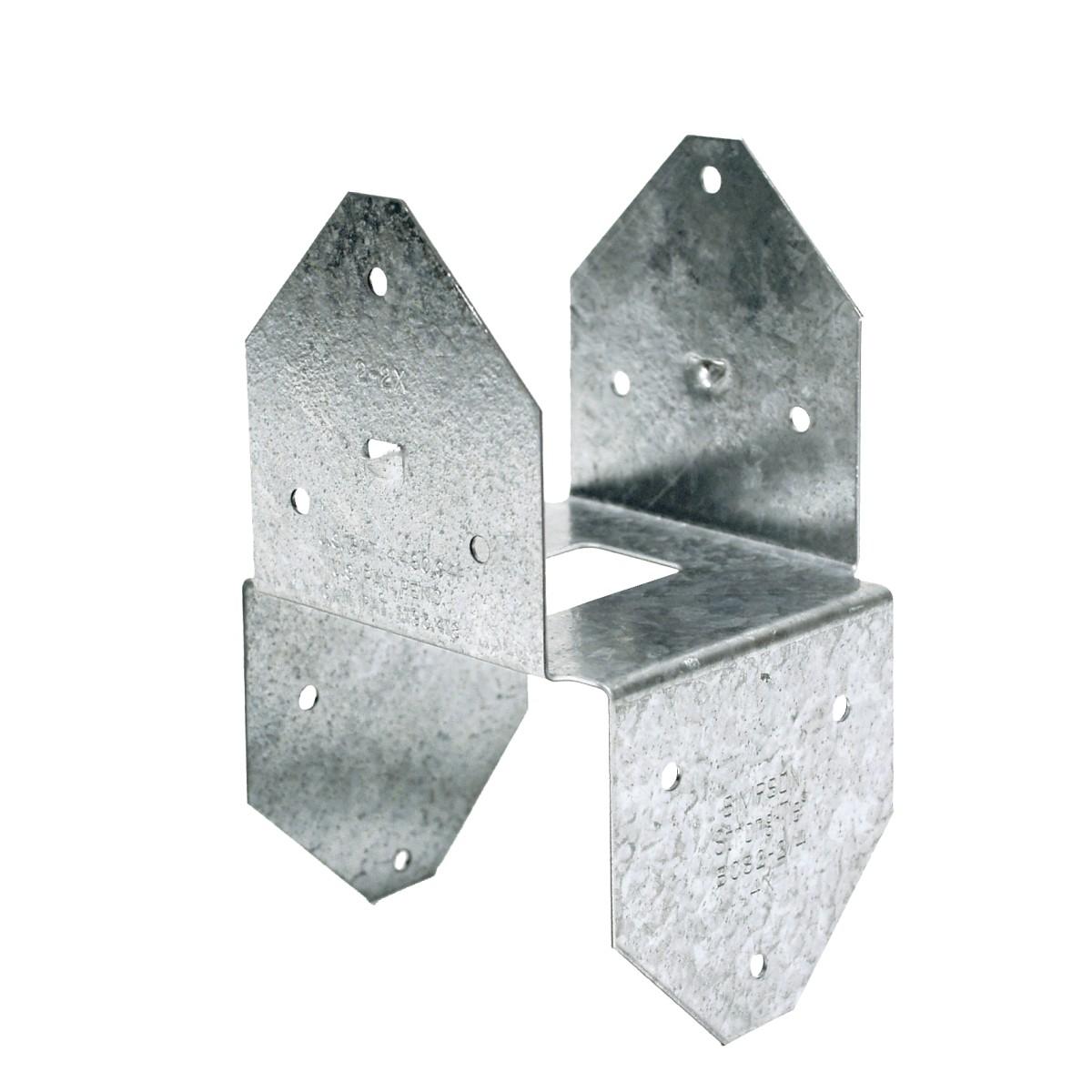 BCS ZMAX Galvanized Post Cap for Double 2x Beam 4x Post