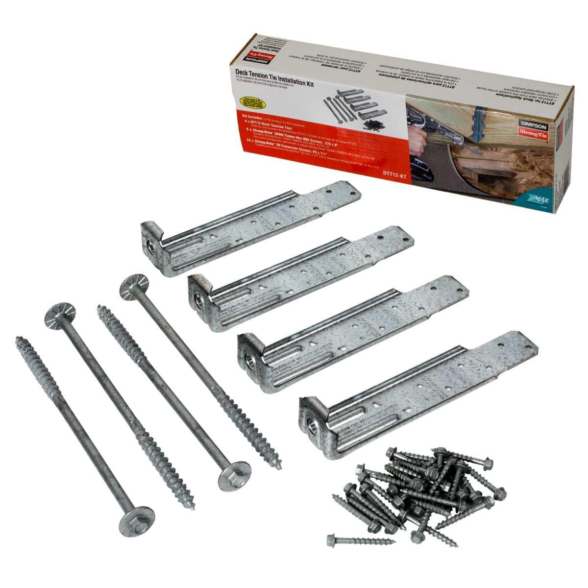 Simpson Strong-Tie Galvanized Deck Tension Tie Kit with Screws Alt #1