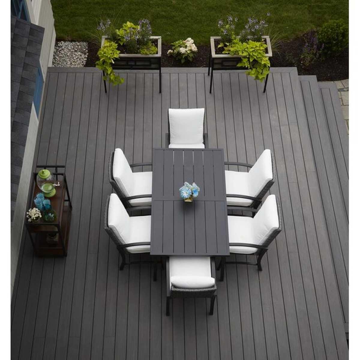 Azek Harvest Island Oak 20-ft Grooved PVC Deck Board Alt #1