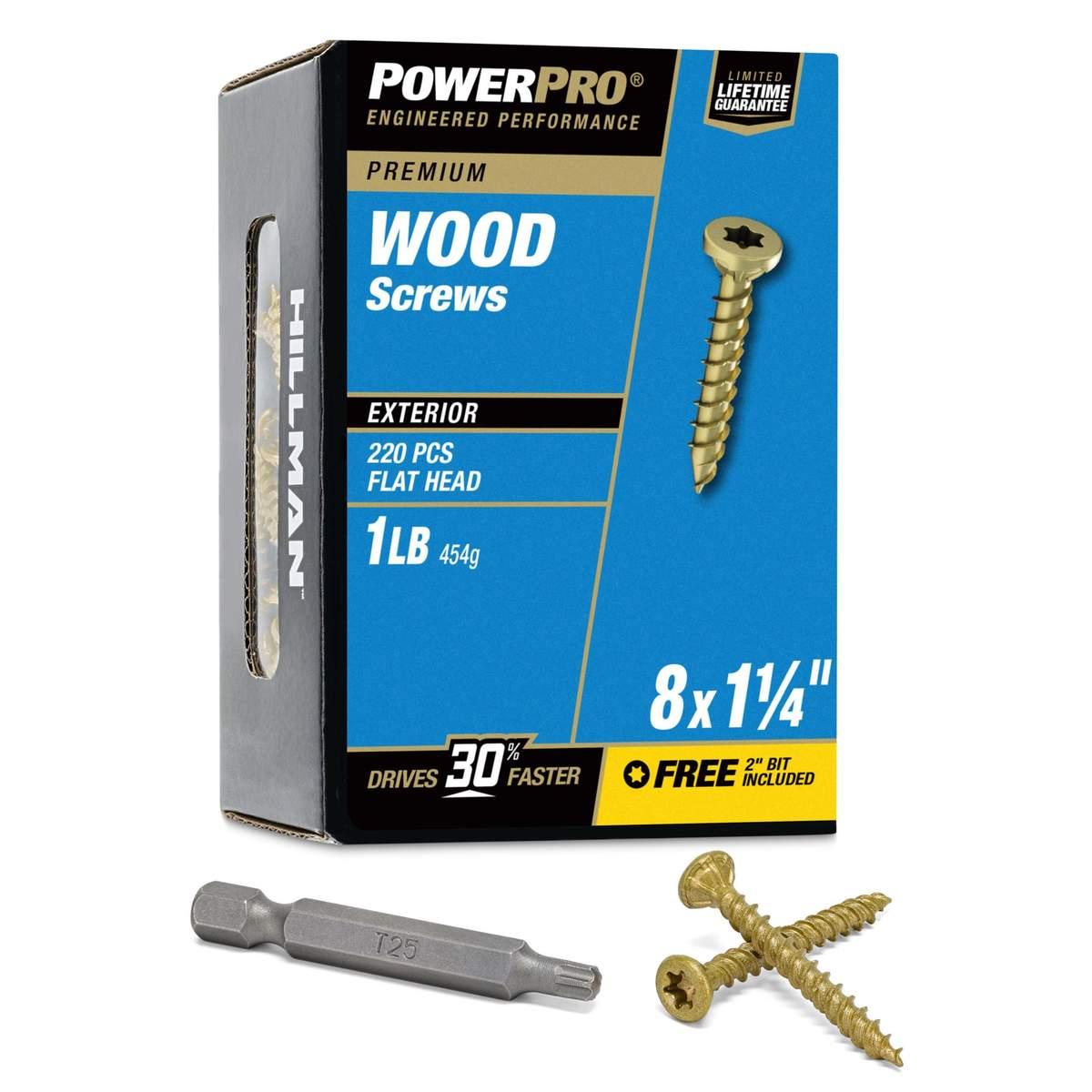 Star Deck Screw 8X1-1/4" 1Lb 48594 Alt #1