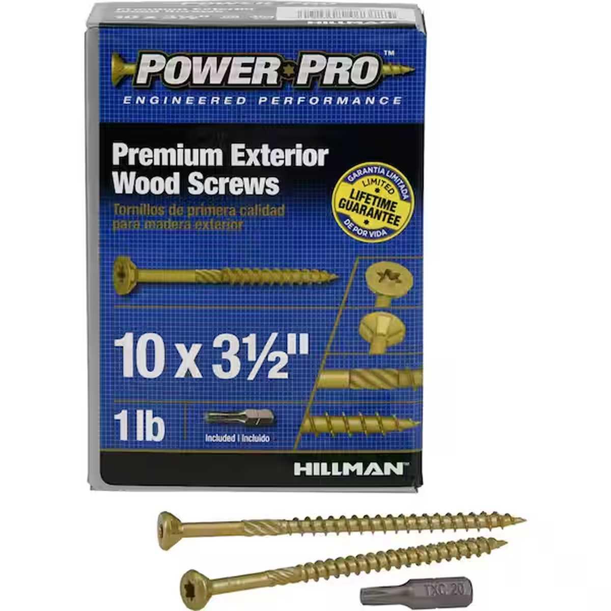 Star Deck Screw 10X3-1/2"1Lb 48603 Alt #1