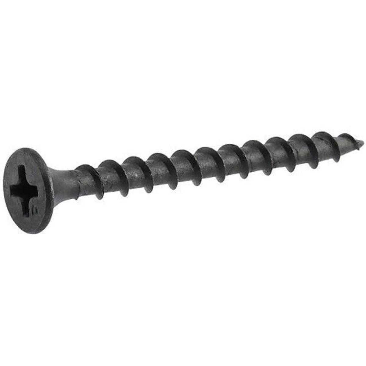 ProFIT 0286108 Screw, #6 Thread, 1-5/8 in L, Coarse Thread, Bugle Head, Phillips Drive, Sharp Point, Phosphate, 222/BX