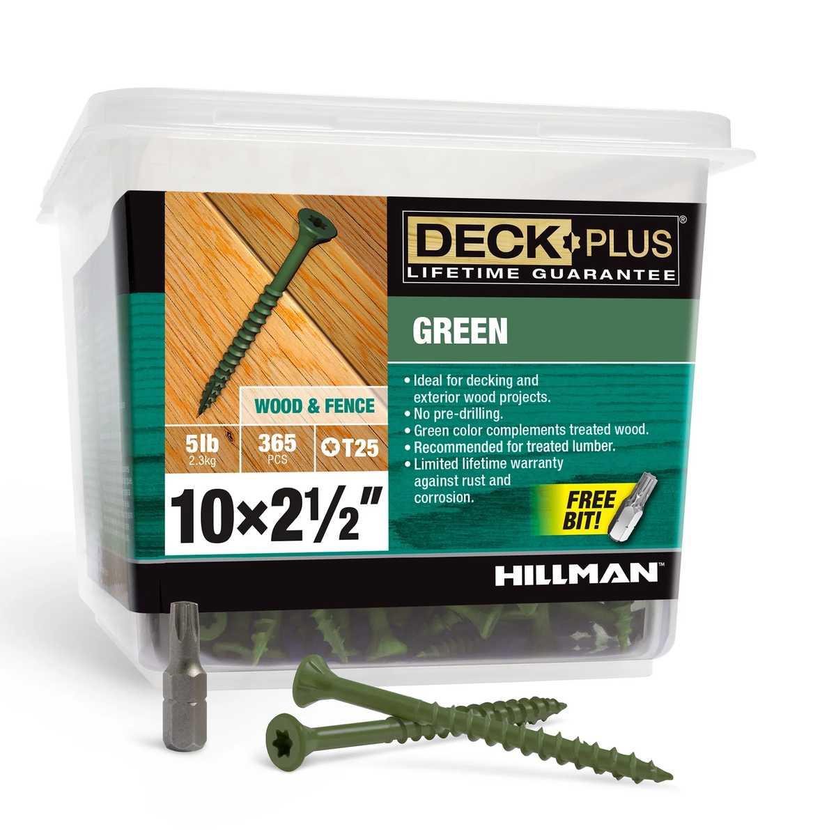 Deck Screw Galv Sq Fh 2-1/2" 5# Box