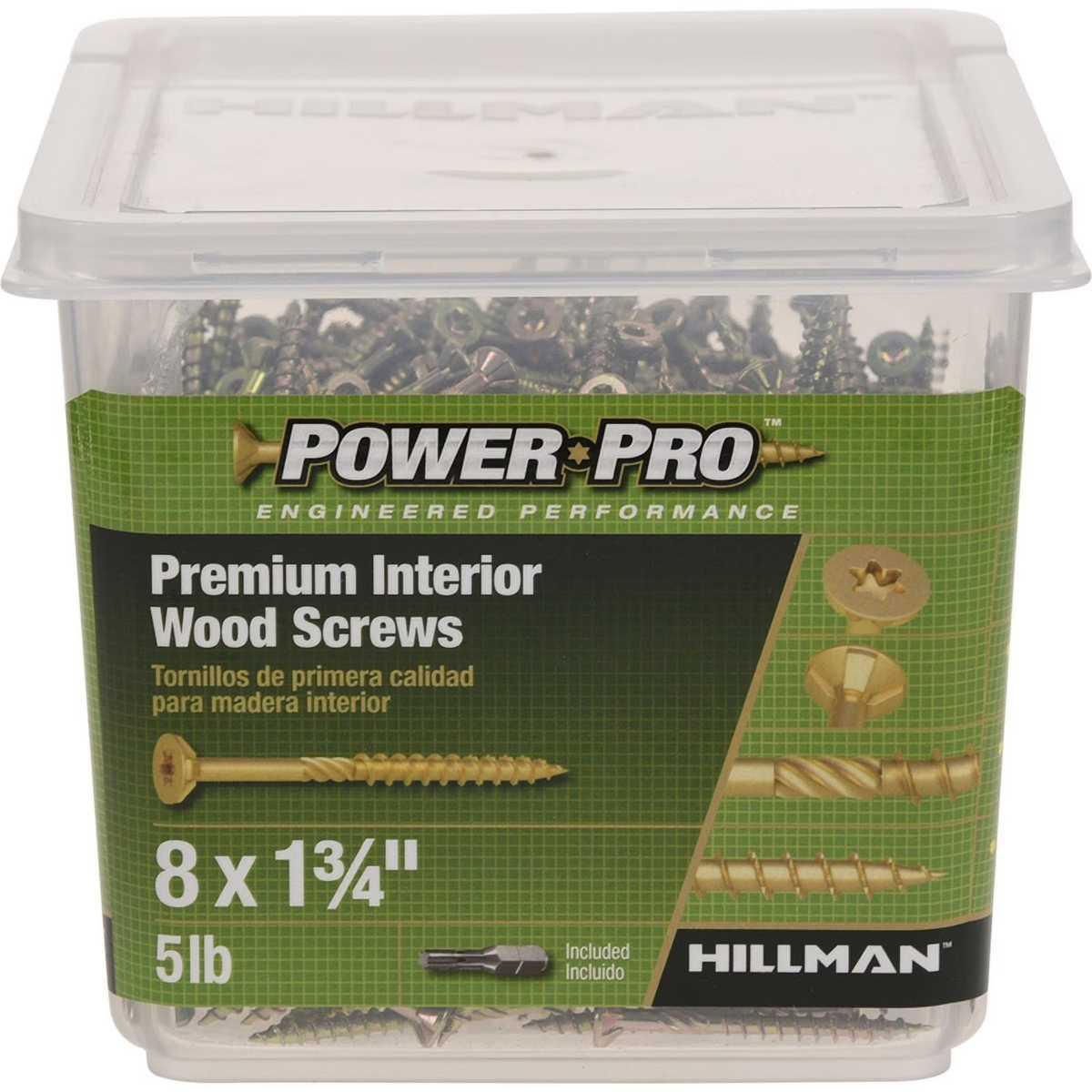 Deck Screw Yellow Sq 1-3/4"  5# Box Alt #3