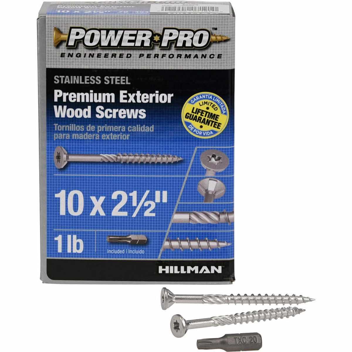 Deck Screw Stnls Stl 2-1/2"  1# Box Alt #1