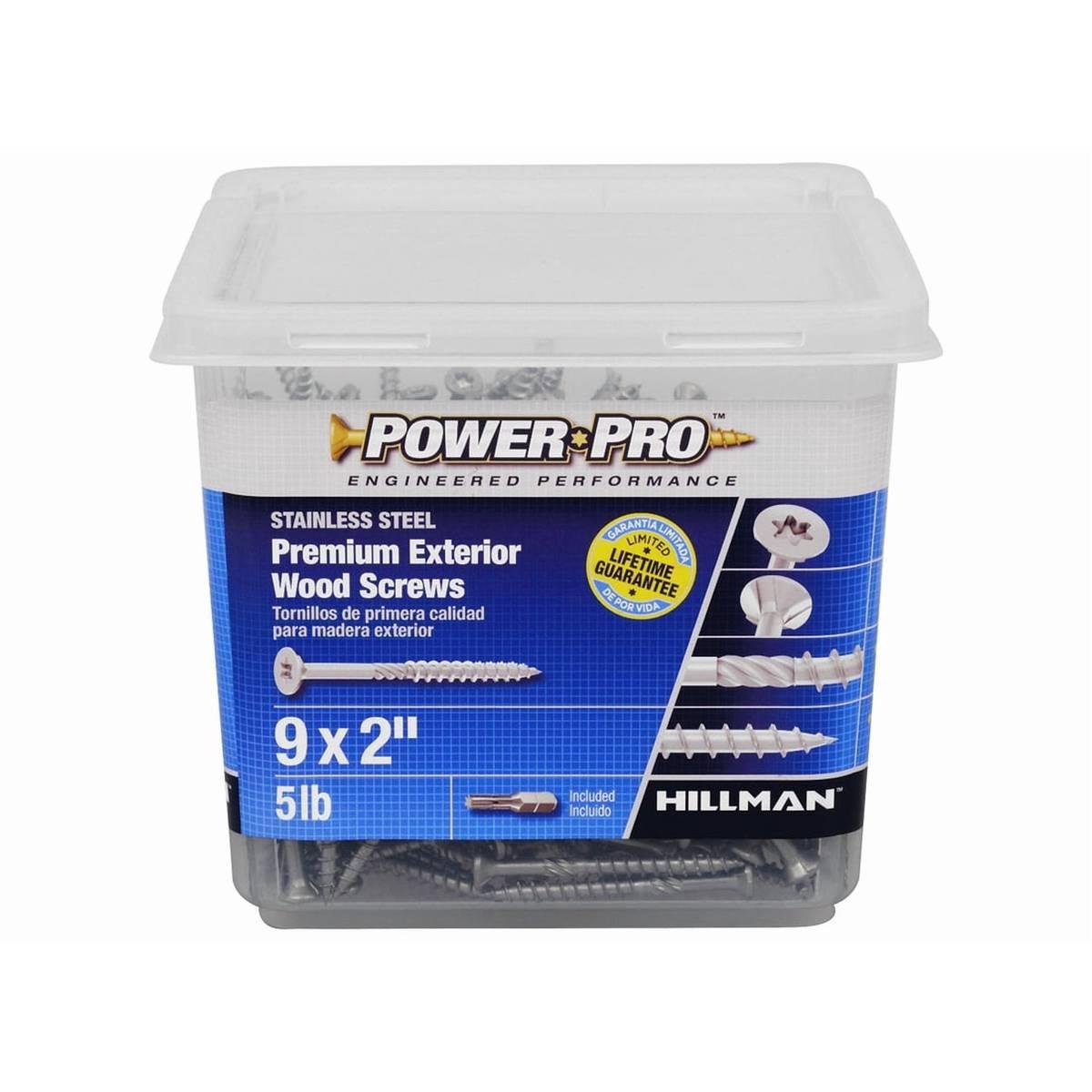 5Lb Ppv4 305Stainless Steel Ext Wood Screw s 9X2 Alt #2