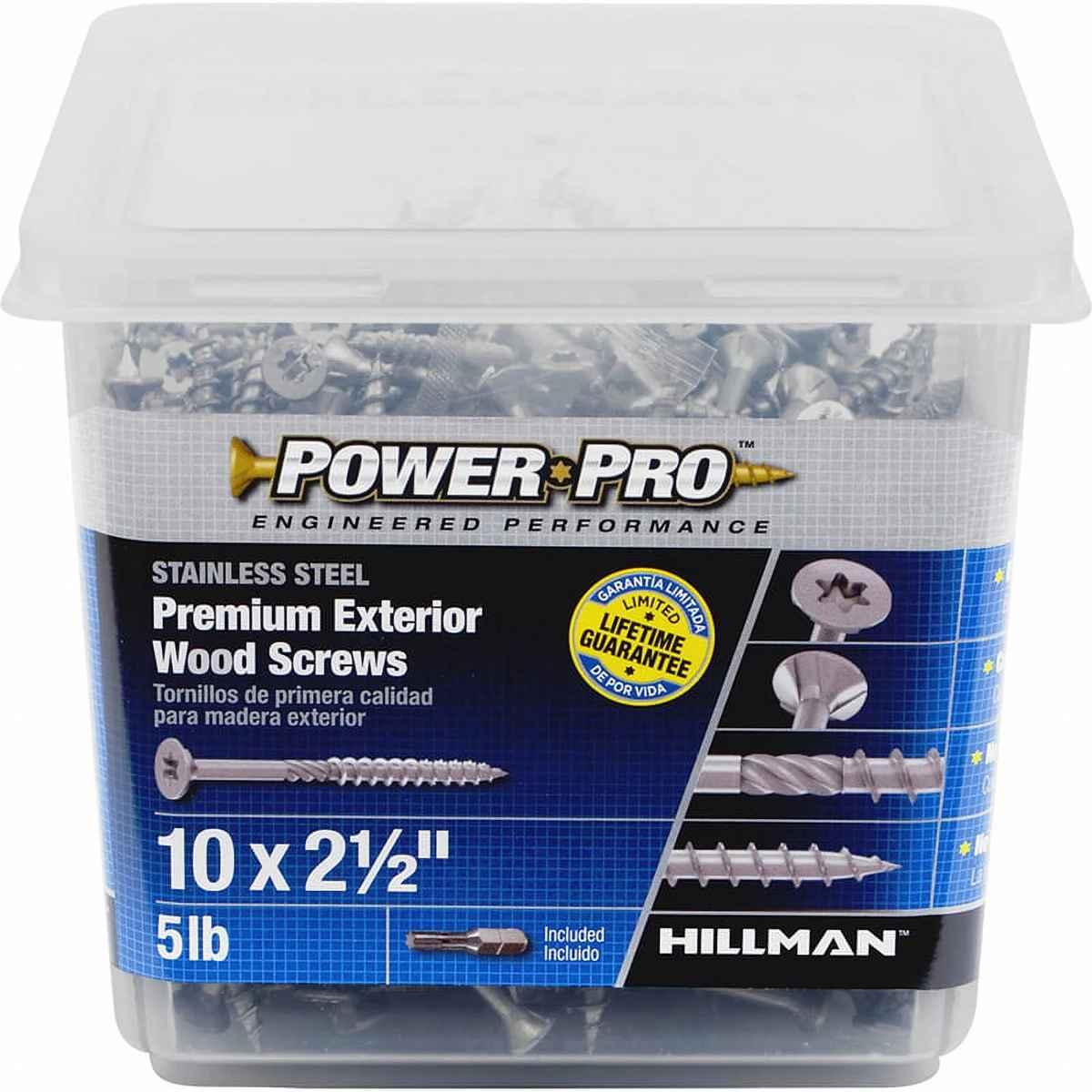 Deck Screw Stnls Stl 2-1/2"  5# Box Alt #2