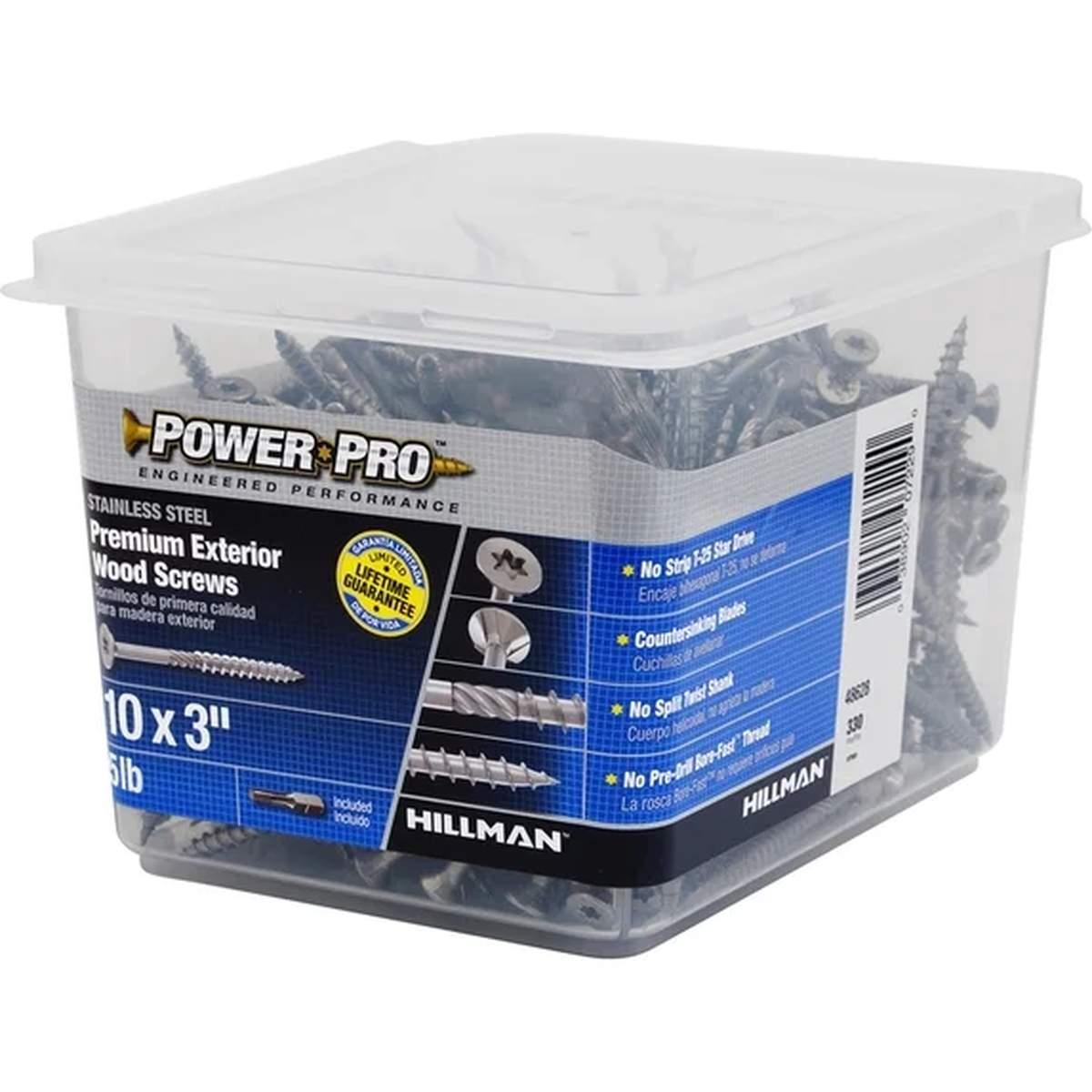 5Lb Ppv4 305Stainless Steel Ext Wood Screw s 10X3 Alt #1
