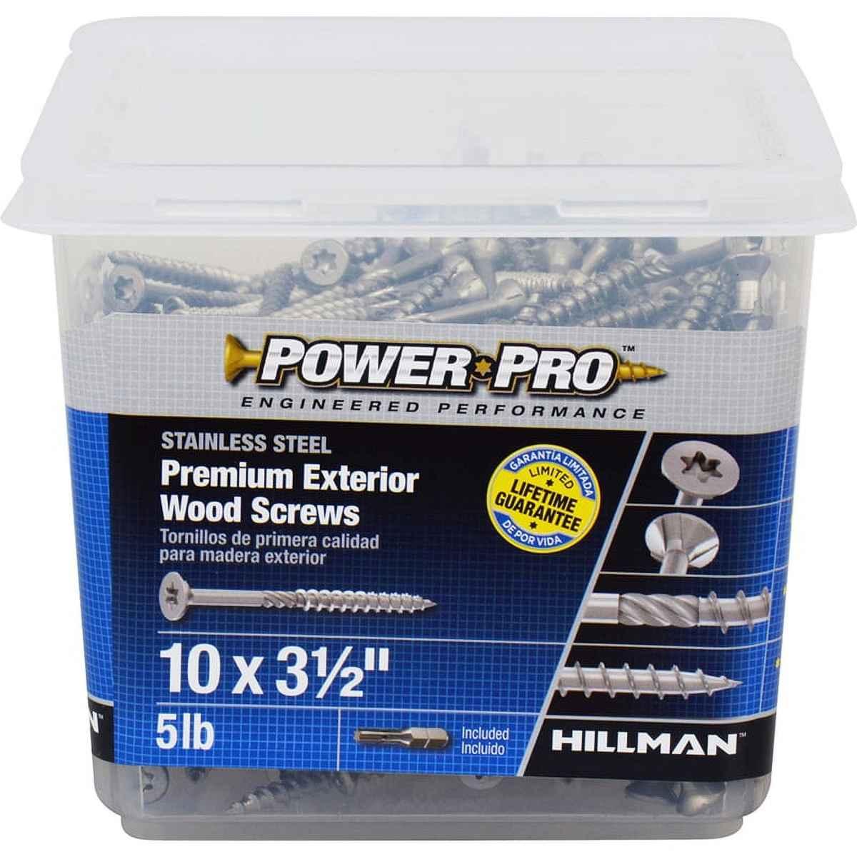 5Lb Ppv4 Exterior Wood Screw s 10X3 1/2 Alt #2