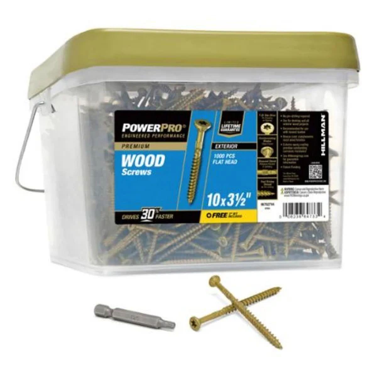 Star Deck Screw 10X3-1/2"   Bucket