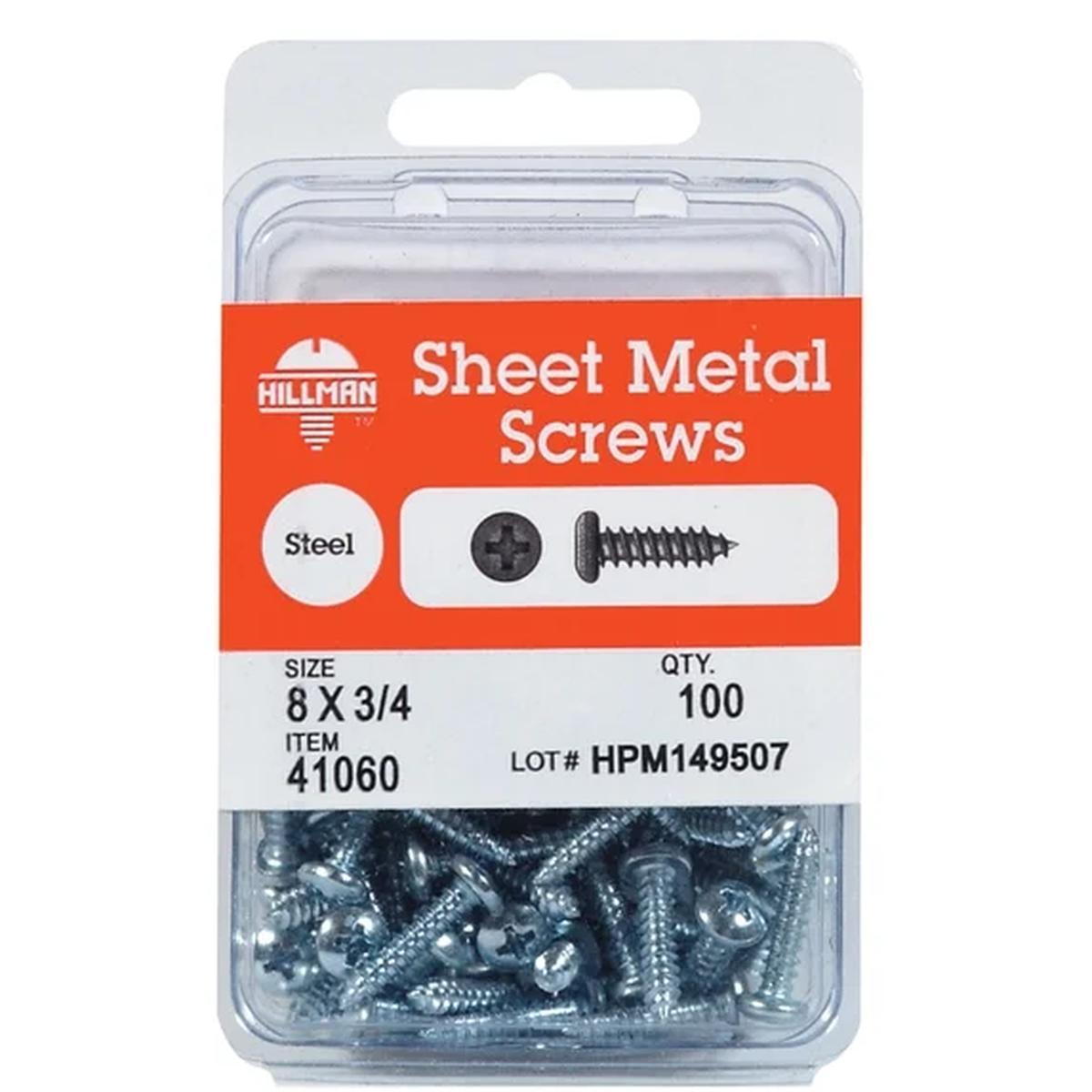 6 X 1/2 Sheet MetalScrew  41050