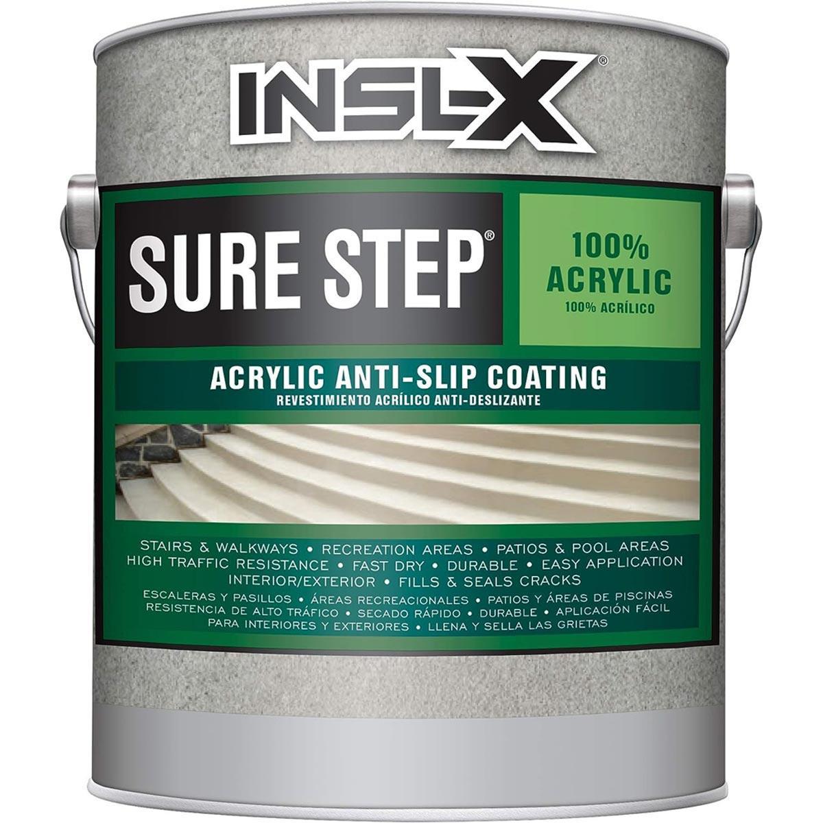 Insl-X Sure Step Acrylic Anti-Slip Paint White Gallon